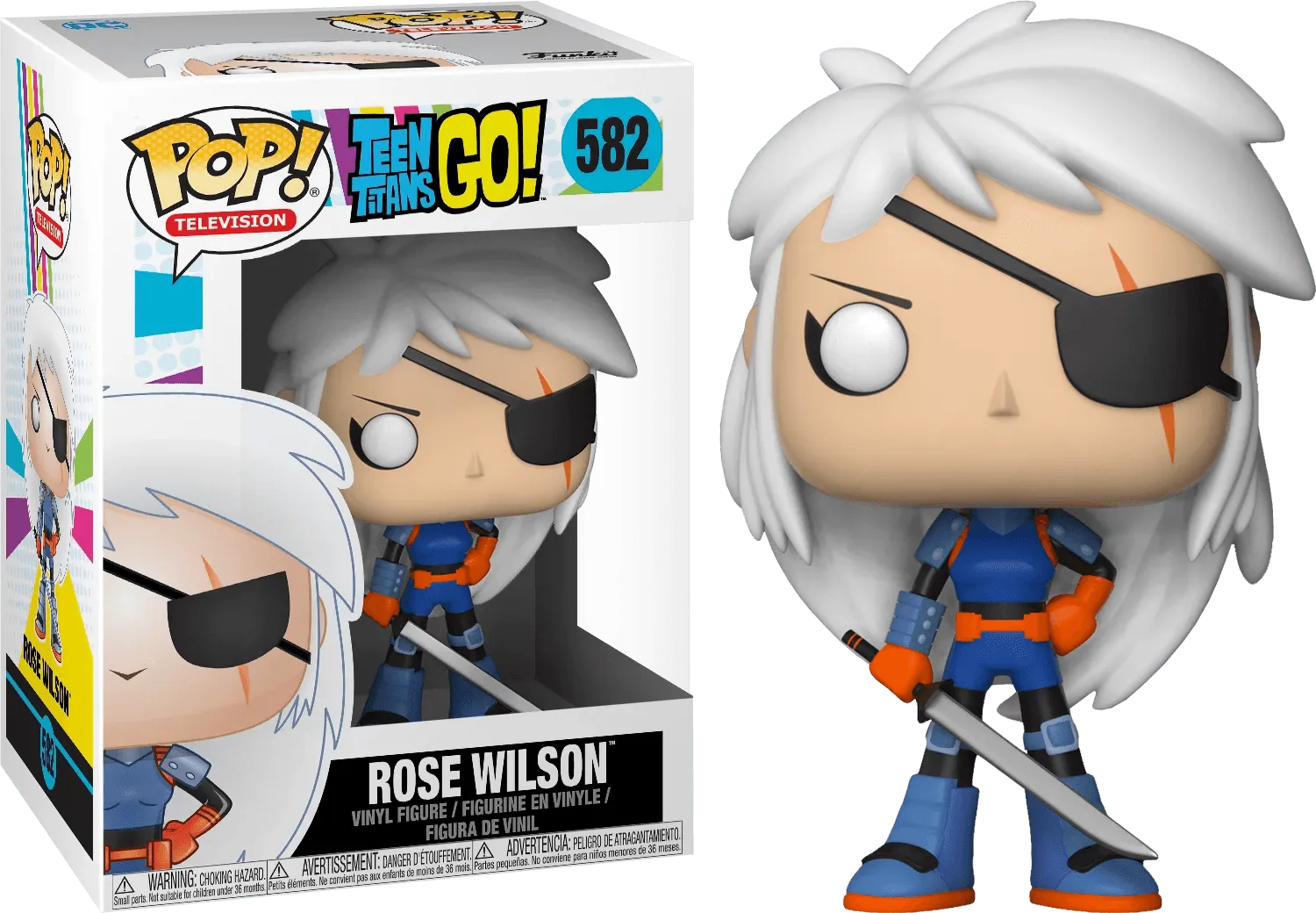 FUN20394 Teen Titans Go! - Rose Wilson US Exclusive Pop! Vinyl - Funko - Titan Pop Culture