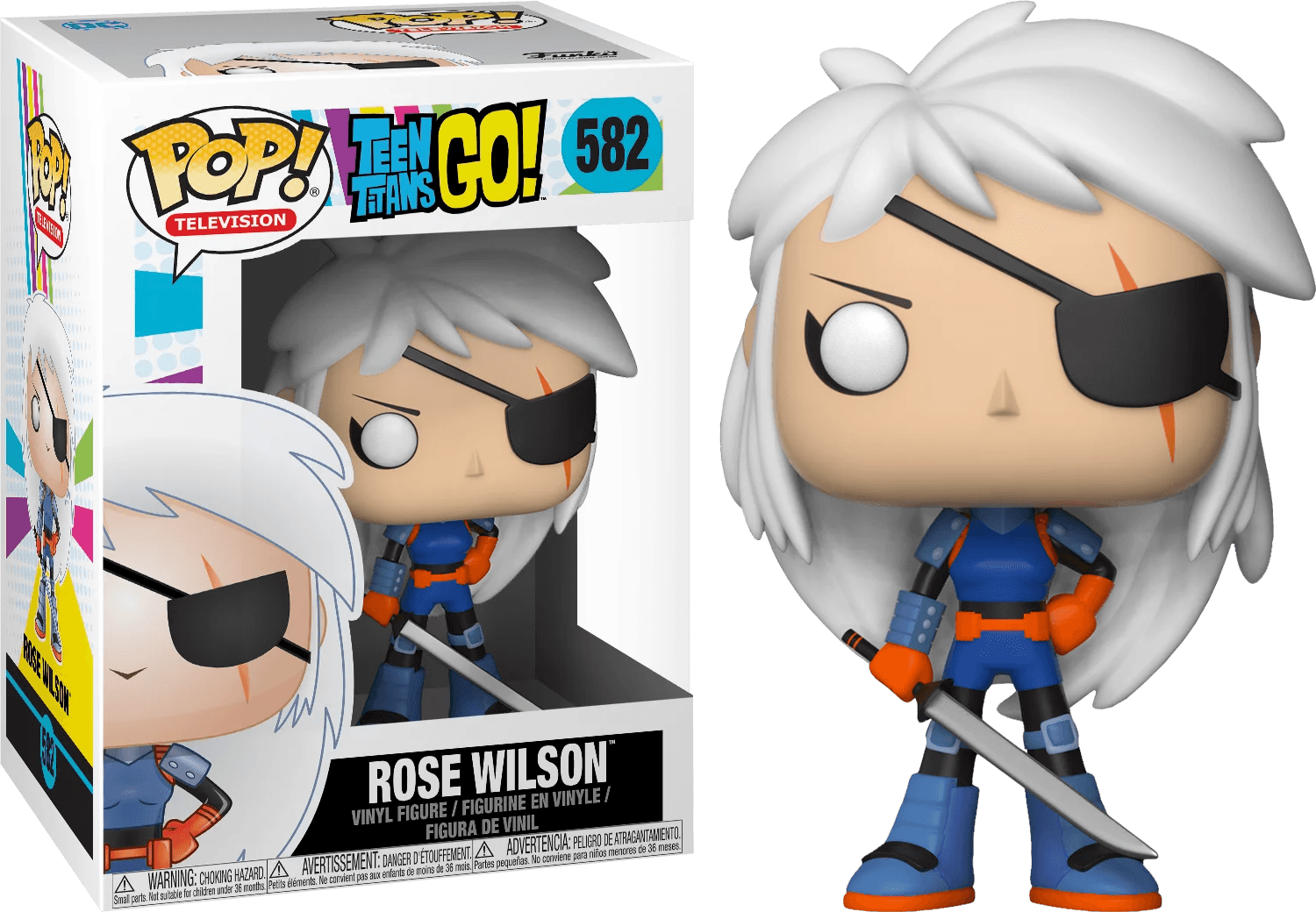 FUN20394 Teen Titans Go! - Rose Wilson US Exclusive Pop! Vinyl - Funko - Titan Pop Culture