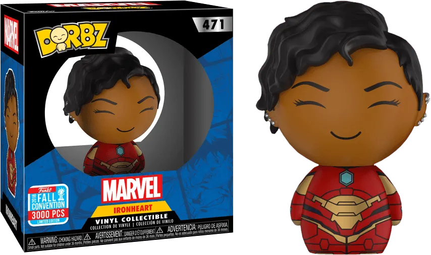 FUN20953 Iron Man - Ironheart Unmasked NYCC 2018 Exclusive Dorbz - Funko - Titan Pop Culture