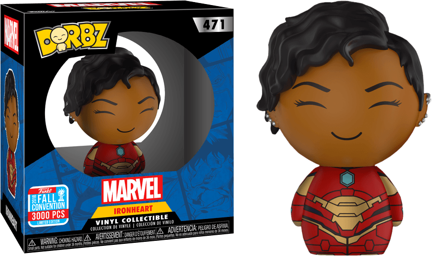 FUN20953 Iron Man - Ironheart Unmasked NYCC 2018 Exclusive Dorbz - Funko - Titan Pop Culture