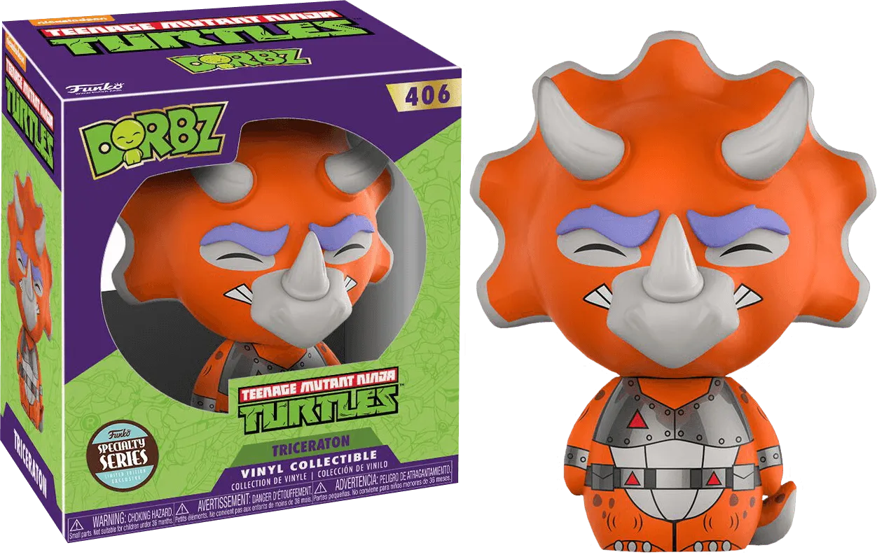 FUN22282 Teenage Mutant Ninja Turtles (TV 1987) - Triceraton Specialty Store Exclusive Dorbz - Funko - Titan Pop Culture