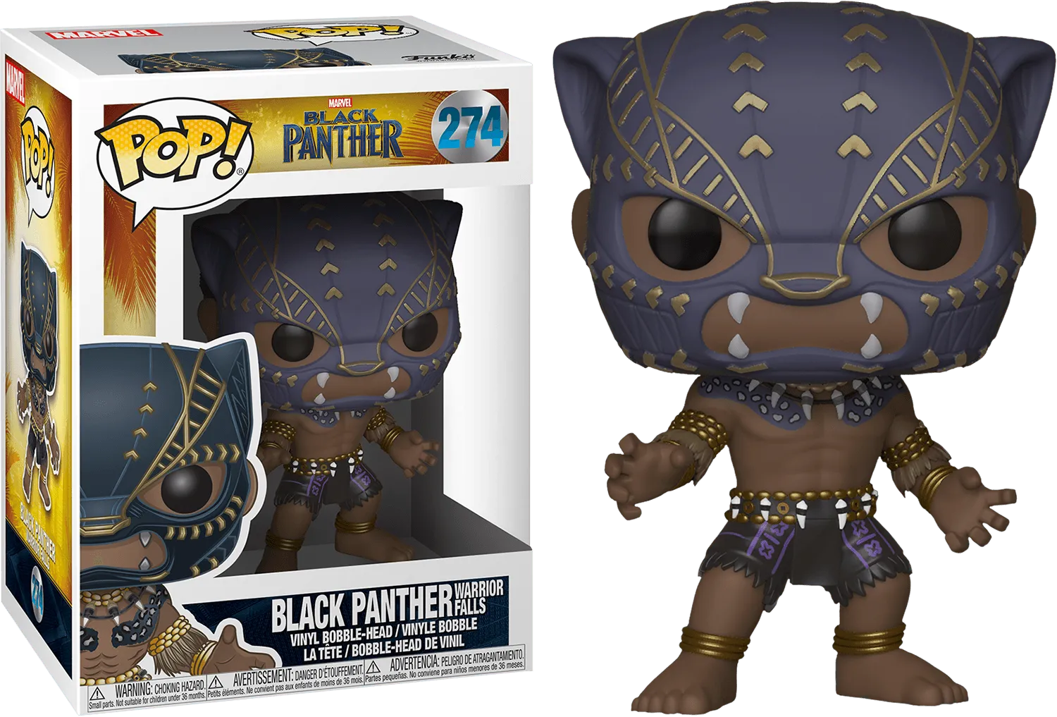 FUN23130 Black Panther (2018) - Black Panther (Warrior Falls) Pop! Vinyl - Funko - Titan Pop Culture