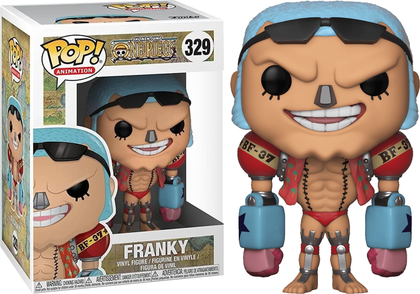 FUN23193 One Piece - Franky Pop! Vinyl - Funko - Titan Pop Culture