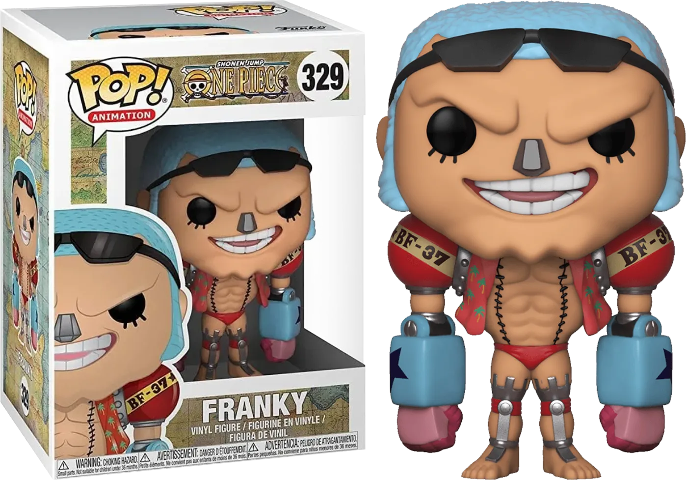 FUN23193 One Piece - Franky Pop! Vinyl - Funko TBA - Titan Pop Culture