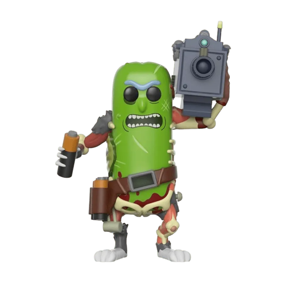 FUN27862 Rick and Morty - Pickle Rick with Laser Pop! Vinyl - Funko - Titan Pop Culture