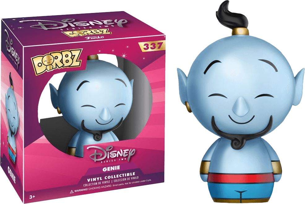 FUN28322 Aladdin (1992) - Genie Metallic US Exclusive Dorbz - Funko - Titan Pop Culture