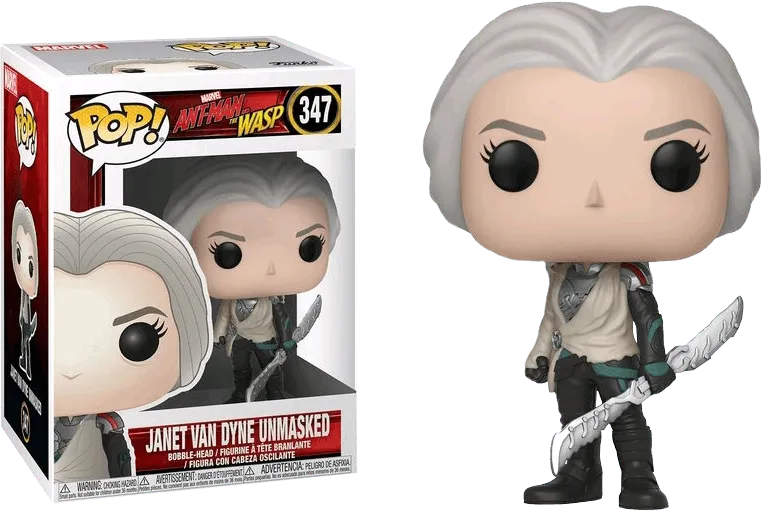 FUN30799 Ant-Man and the Wasp - Janet Van Dyne Unmasked US Exclusive Pop! Vinyl - Funko - Titan Pop Culture