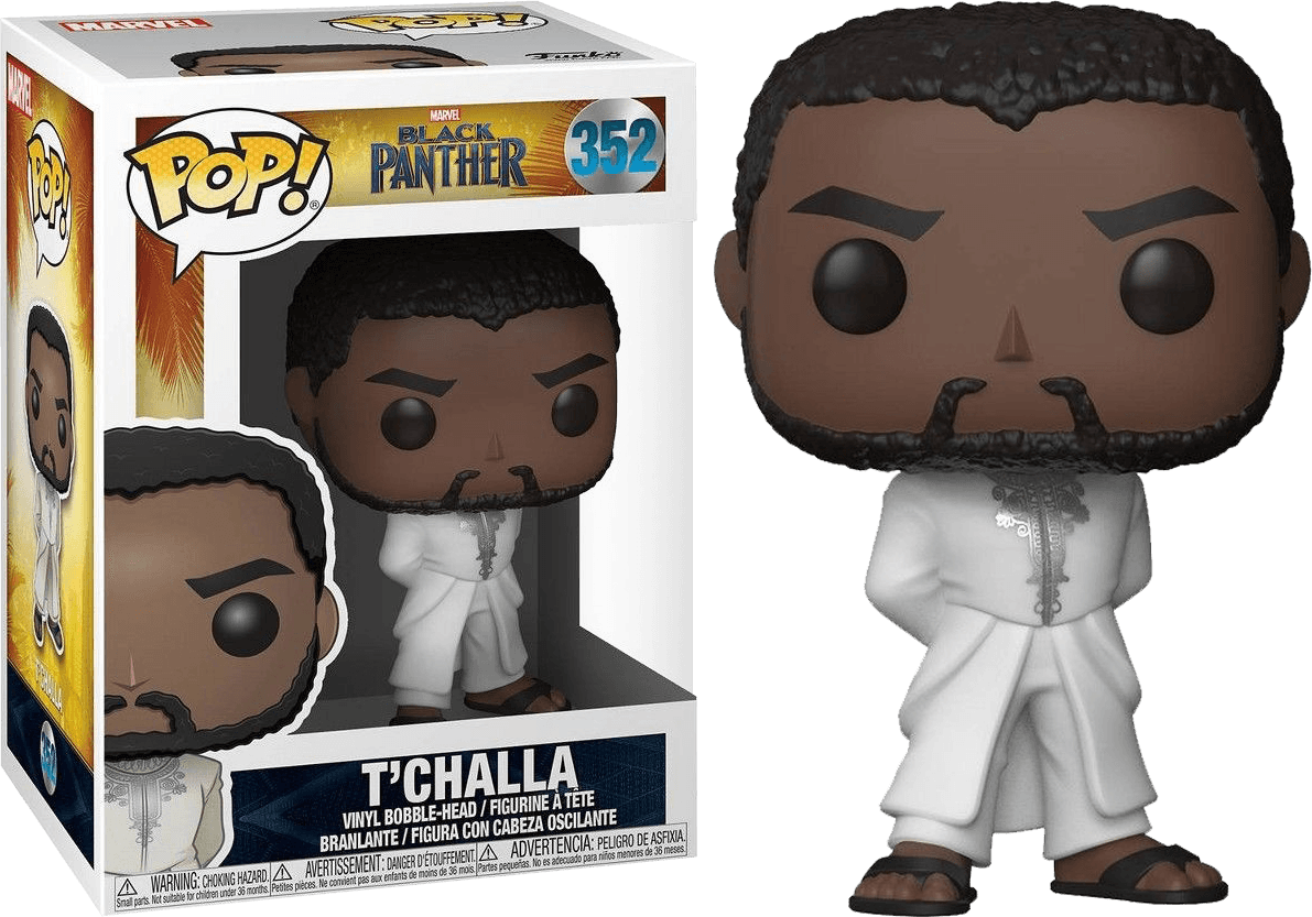 FUN31287 Black Panther - T'Challa White Robe Pop! Vinyl - Funko - Titan Pop Culture