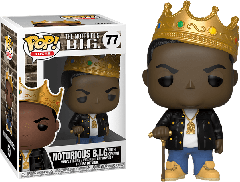 Notorious B.I.G. - Notorious B.I.G. with Crown Pop! Vinyl  Funko Titan Pop Culture