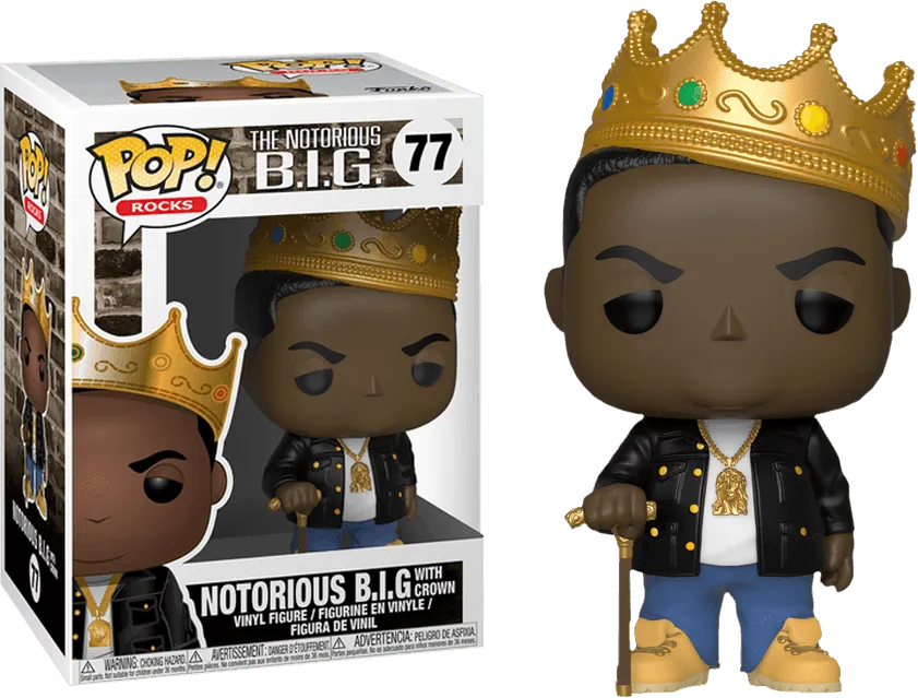 FUN31550 Notorious B.I.G. - Notorious B.I.G. with Crown Pop! Vinyl - Funko TBA - Titan Pop Culture