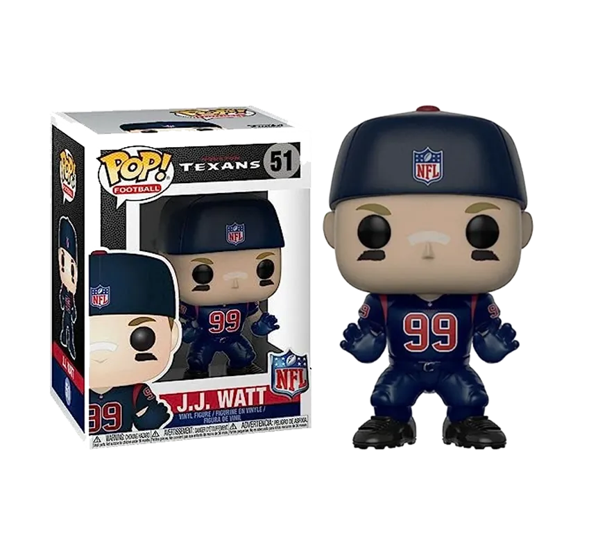 NFL: Texans - JJ Watt (Color Rush) ¡Pop! Vinilo