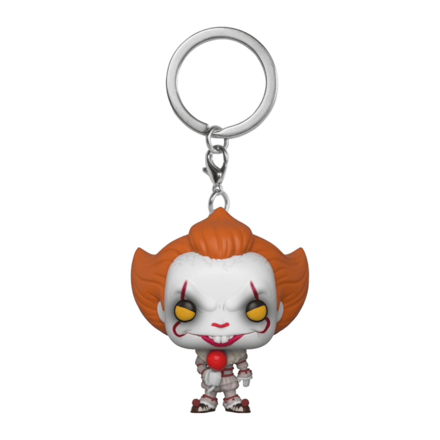 FUN31811 It (2017) - Pennywise with balloon Pocket Pop! Keychain - Funko TBA - Titan Pop Culture