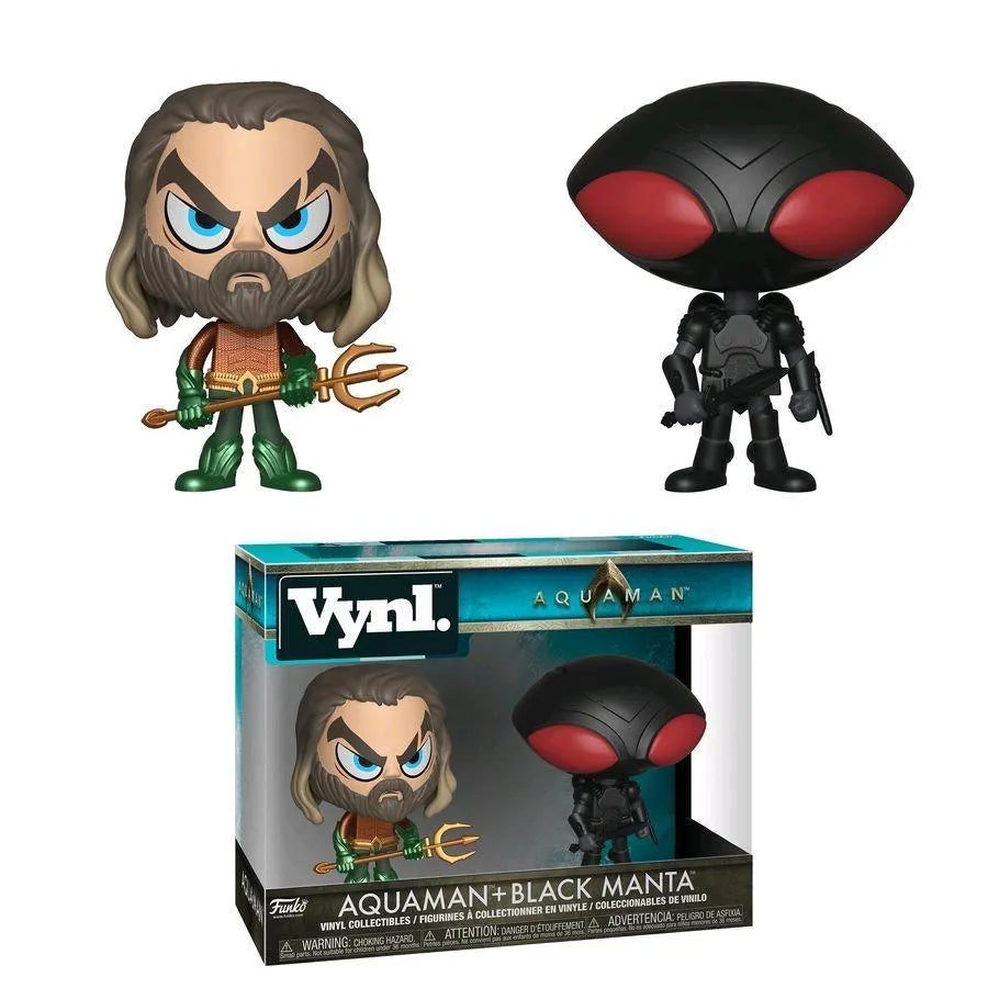 FUN32109 Aquaman - Aquaman & Black Manta Vynl. - Funko - Titan Pop Culture