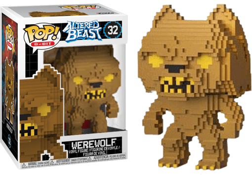 FUN32655 Altered Beast - Werewolf Gold US Exclusive 8-Bit Pop! Vinyl - Funko - Titan Pop Culture