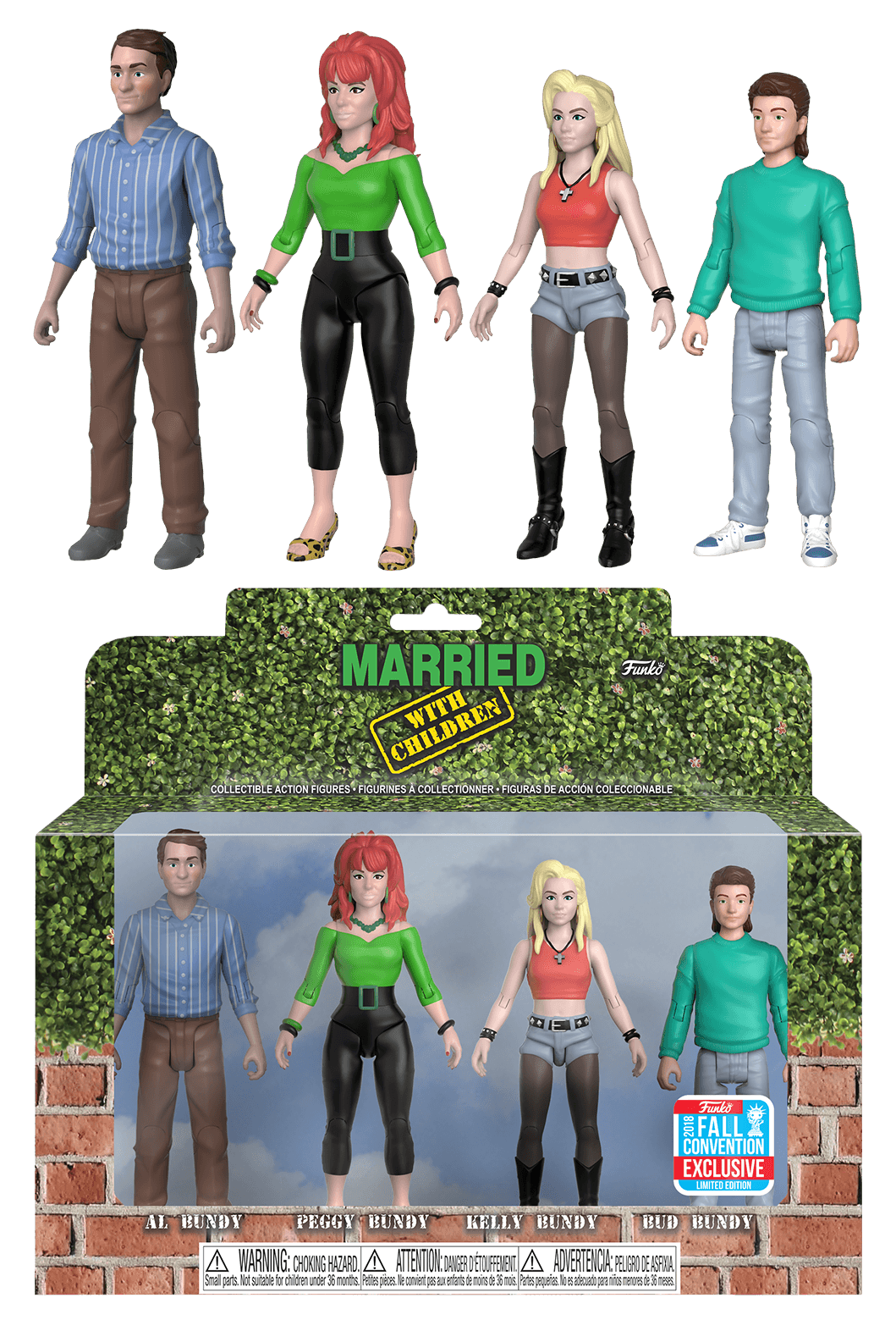 FUN33004 Married with Children - Bundys NYCC 2018 Exclusive Action Figure 4-pack - Funko - Titan Pop Culture