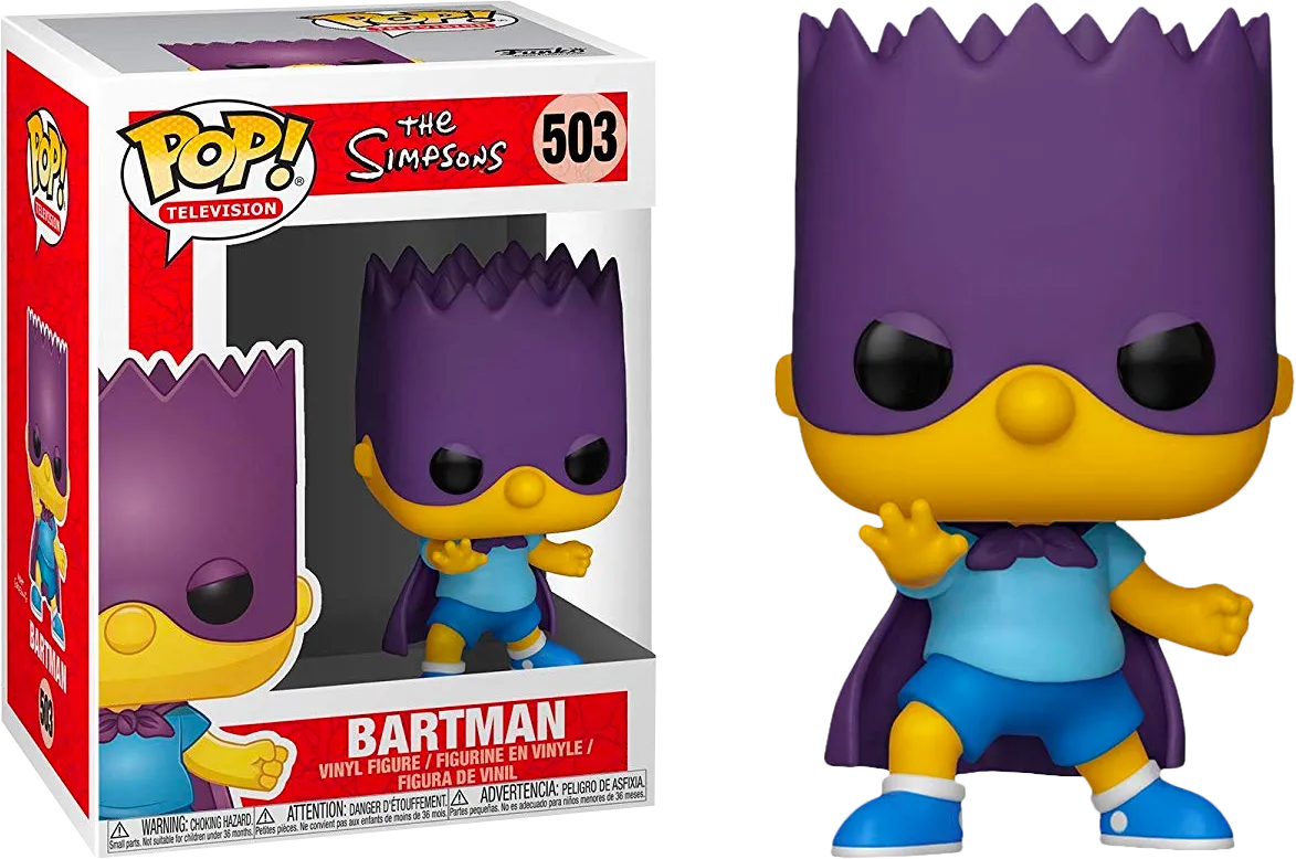 FUN33876 The Simpsons - Bart (Bartman) Pop! Vinyl - Funko - Titan Pop Culture