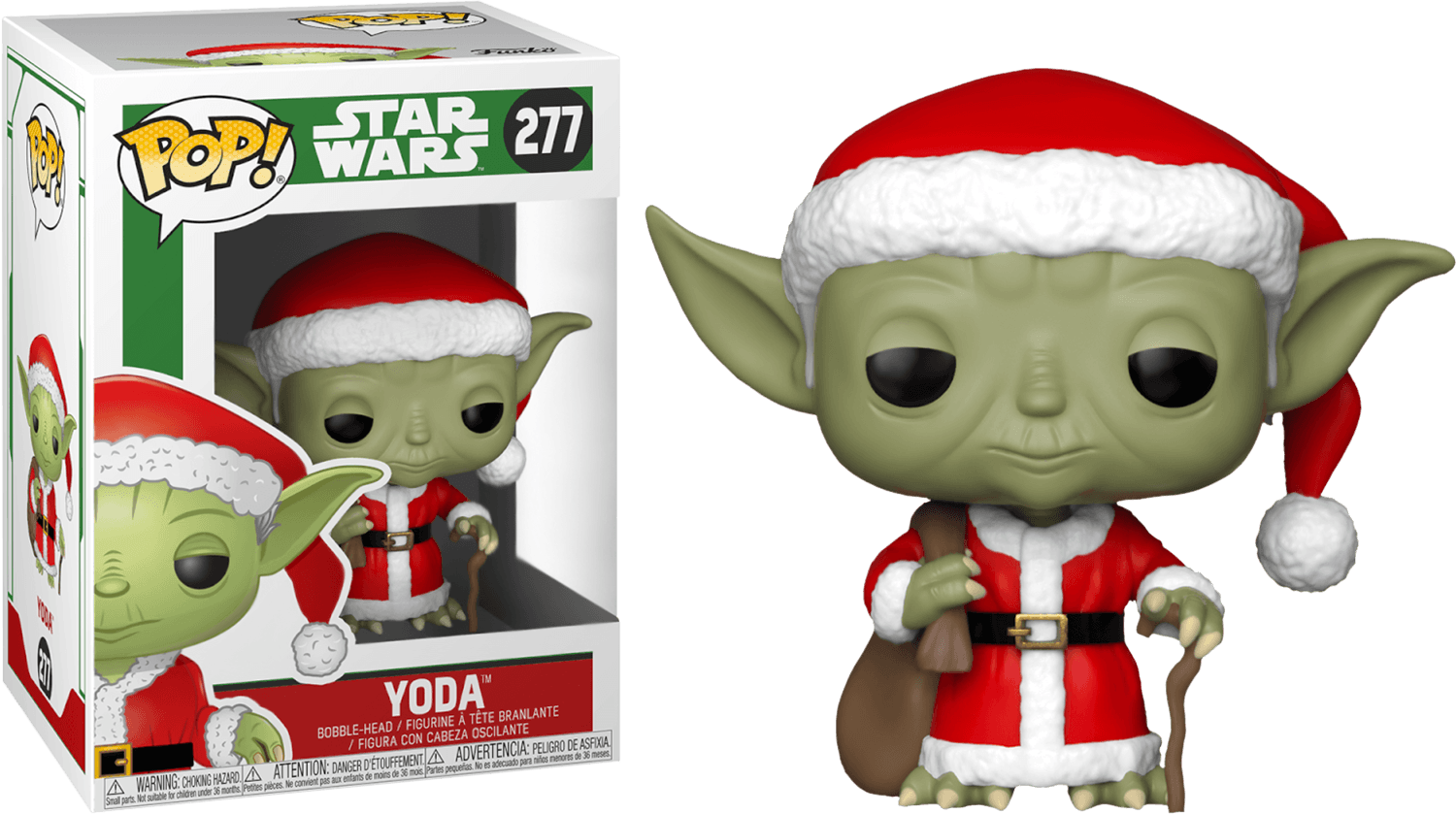 FUN33885 Star Wars - Yoda Santa Pop! Vinyl - Funko - Titan Pop Culture