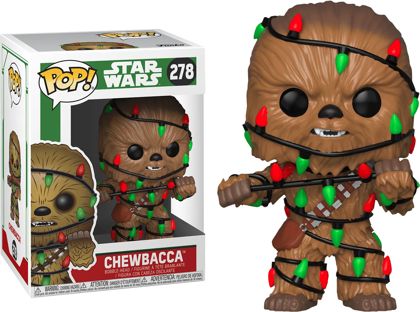 FUN33886 Star Wars - Chewbacca with Lights Pop! Vinyl - Funko - Titan Pop Culture