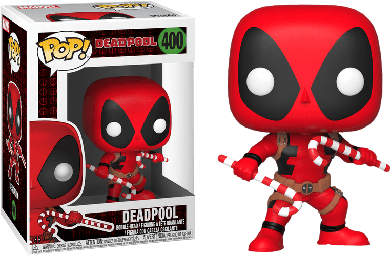 FUN33985 Deadpool (comics) - Deadpool with Candy Canes Pop! Vinyl - Funko - Titan Pop Culture