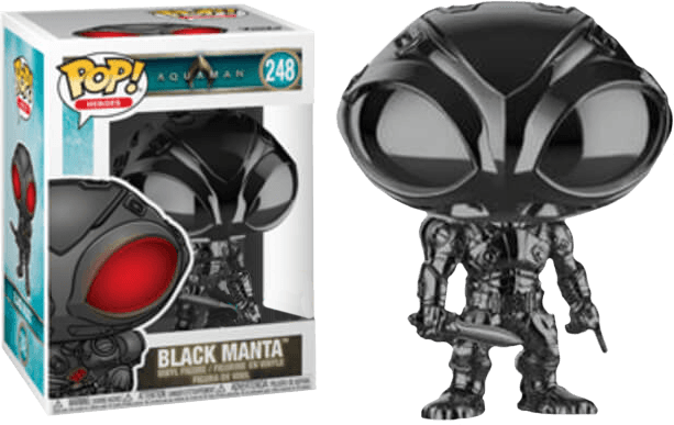 FUN34575 Aquaman - Black Manta Chrome US Exclusive Pop! Vinyl - Funko - Titan Pop Culture