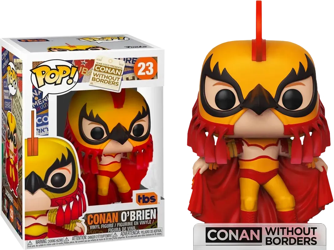 FUN34931 Conan O'Brien - Conan Luchador US Exclusive Pop! Vinyl - Funko - Titan Pop Culture