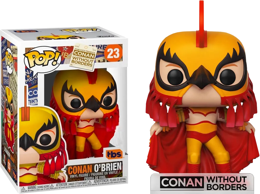 FUN34931 Conan O'Brien - Conan Luchador US Exclusive Pop! Vinyl - Funko - Titan Pop Culture