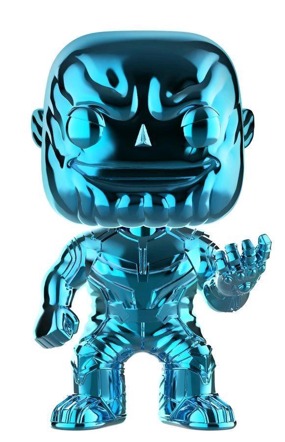 FUN36219 Avengers 3: Infinity War - Thanos Blue Chrome US Exclusive Pop! Vinyl - Funko - Titan Pop Culture