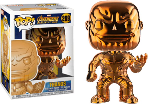 FUN36222 Avengers 3: Infinity War - Thanos Orange Chrome US Exclusive Pop! Vinyl - Funko - Titan Pop Culture