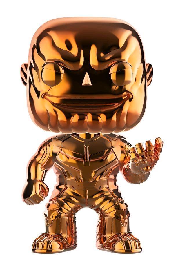 FUN36222 Avengers 3: Infinity War - Thanos Orange Chrome US Exclusive Pop! Vinyl - Funko - Titan Pop Culture