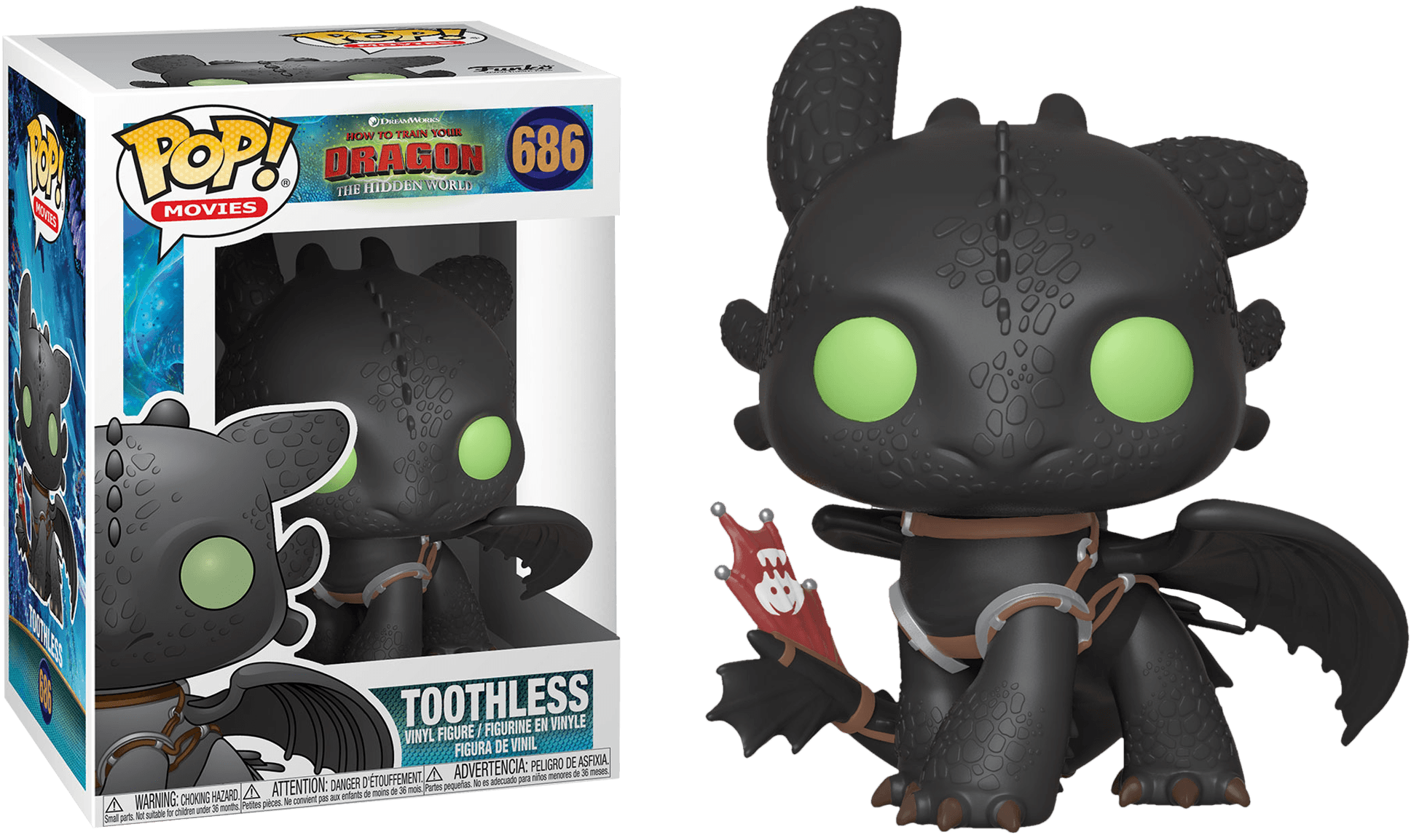 FUN36355 How to Train Your Dragon 3: The Hidden World - Toothless Pop! Vinyl - Funko TBA - Titan Pop Culture