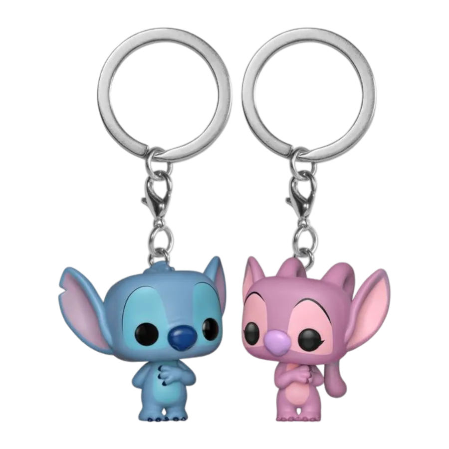 FUN36370 Lilo & Stitch - Stitch & Angel Pocket Pop! Keychain 2-pack - Funko - Titan Pop Culture