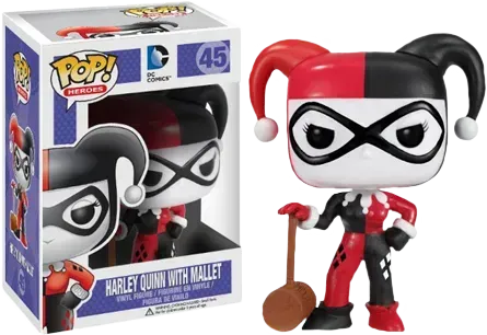 FUN3638 DC Comics - Harley Quinn with Mallet US Exclusive Pop! Vinyl - Funko - Titan Pop Culture