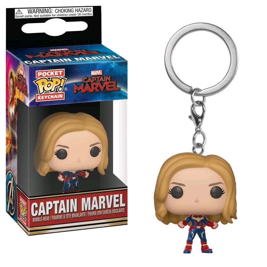 FUN36438 Captain Marvel - Captain Marvel Pop! Keychain - Funko - Titan Pop Culture