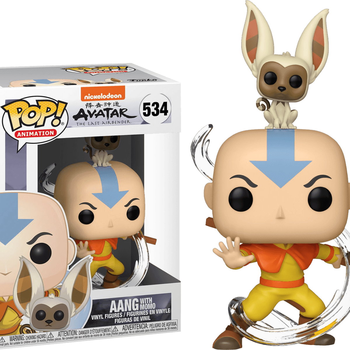 Avatar aang funko fashion pop