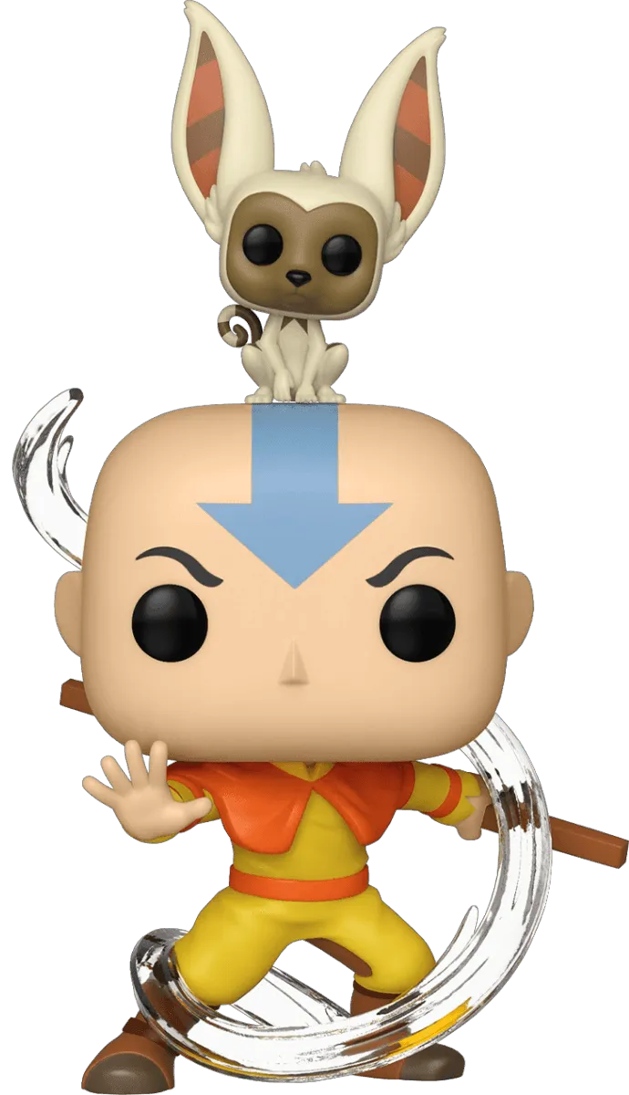 FUN36463 Avatar The Last Airbender - Aang with Momo Pop! Vinyl - Funko - Titan Pop Culture