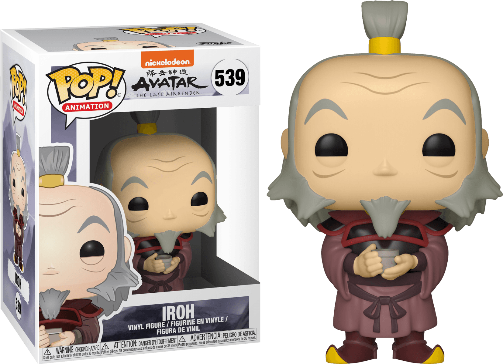 FUN36467 Avatar The Last Airbender - Iroh with Tea Pop! Vinyl - Funko TBA - Titan Pop Culture