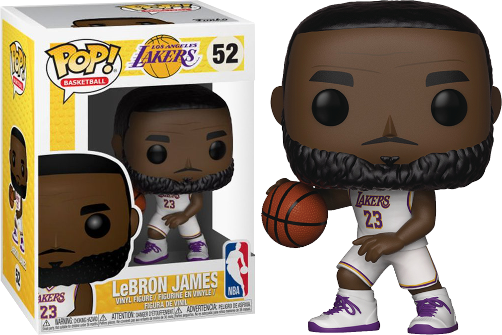 FUN37271 NBA: Lakers - Lebron James (White Uniform) Pop! Vinyl - Funko - Titan Pop Culture