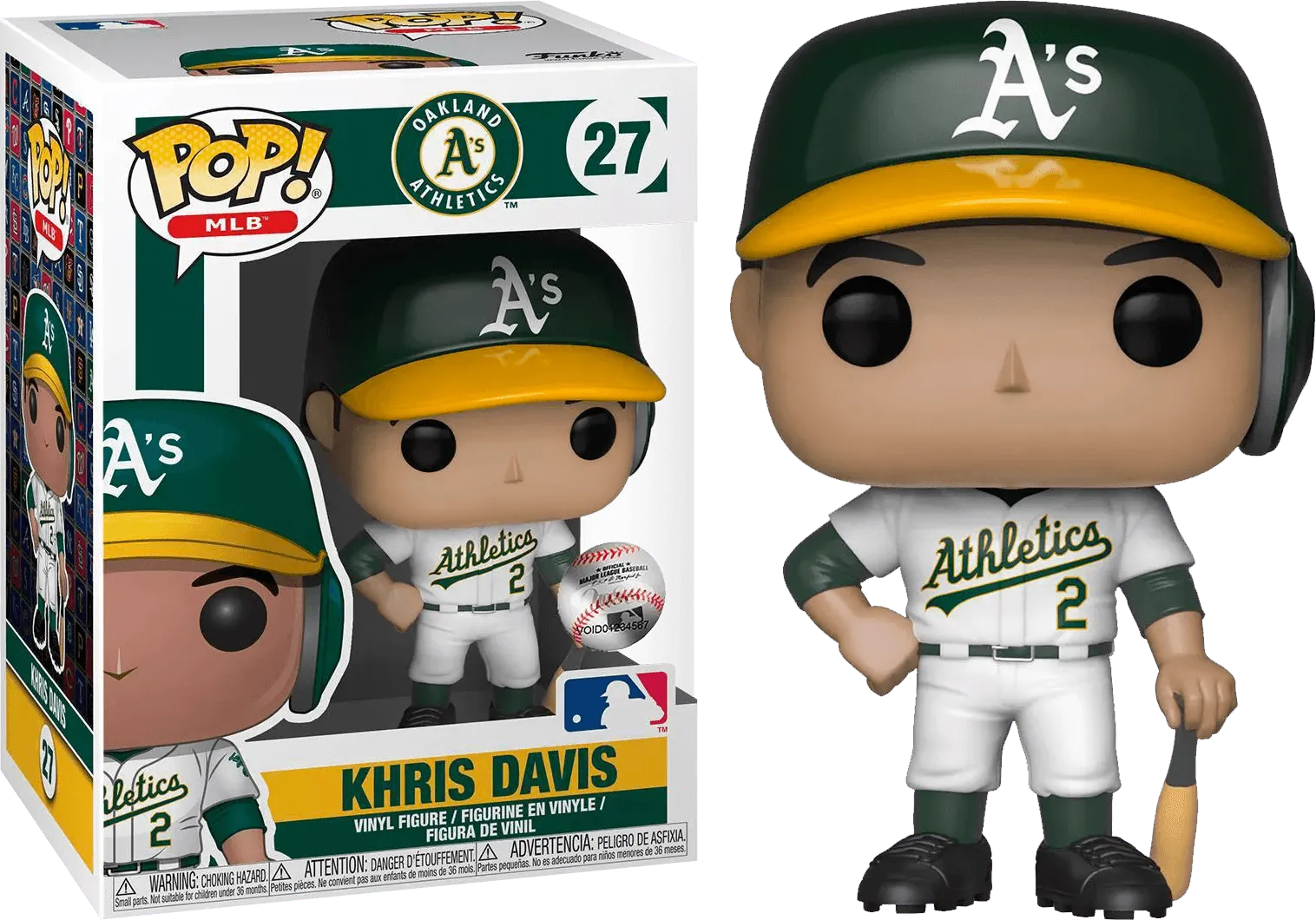 FUN38675 MLB - Khris Davis Pop! Vinyl - Funko - Titan Pop Culture