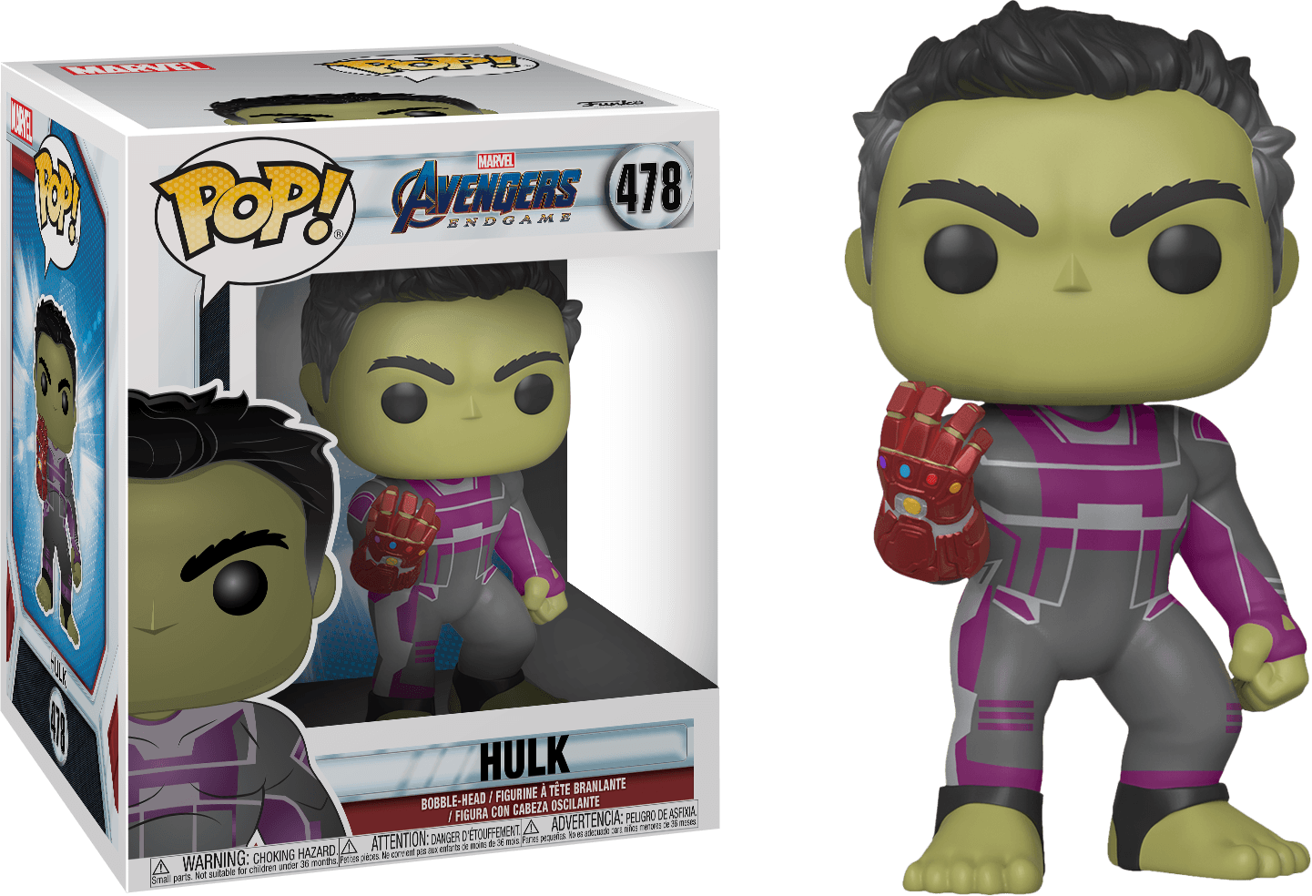 FUN39743 Avengers 4: Endgame - Hulk with Gauntlet 6" Pop! Vinyl - Funko - Titan Pop Culture