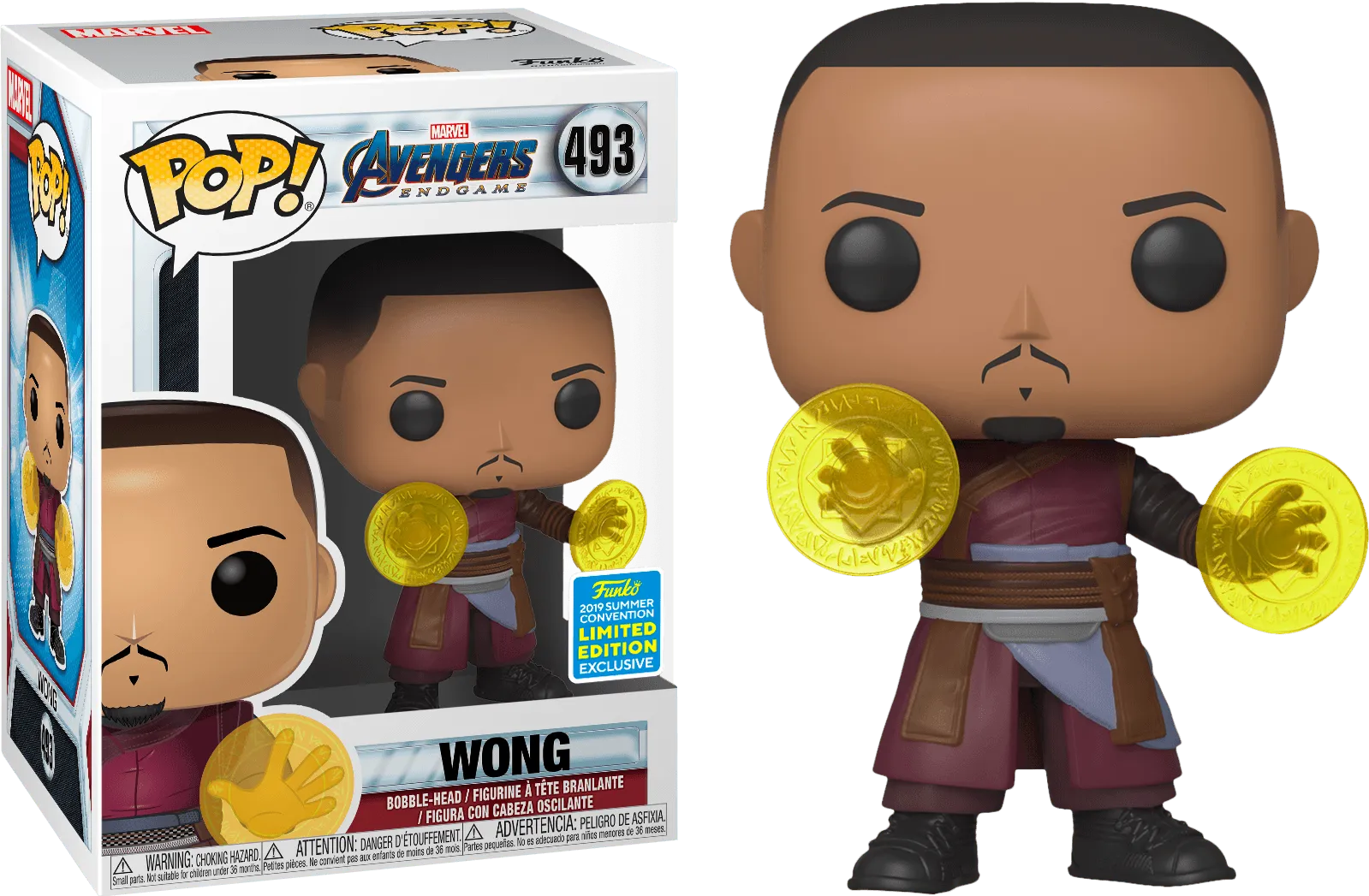 FUN40169 Avengers 4: Endgame - Wong Pop! Vinyl Figure (2019 Summer Convention Exclusive) - Funko - Titan Pop Culture