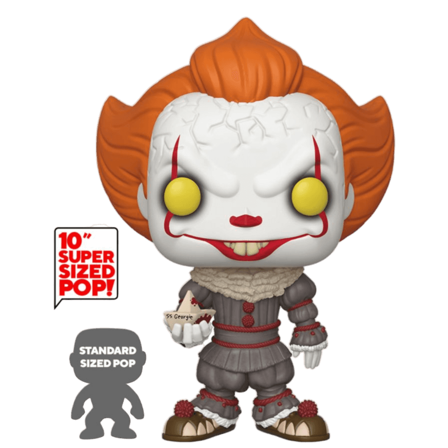 FUN40593 It: Chapter 2 - Pennywise with Boat 10" Pop! Vinyl - Funko - Titan Pop Culture