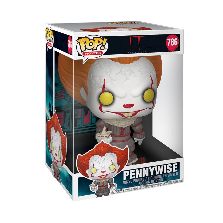 FUN40593 It: Chapter 2 - Pennywise with Boat 10" Pop! Vinyl - Funko - Titan Pop Culture