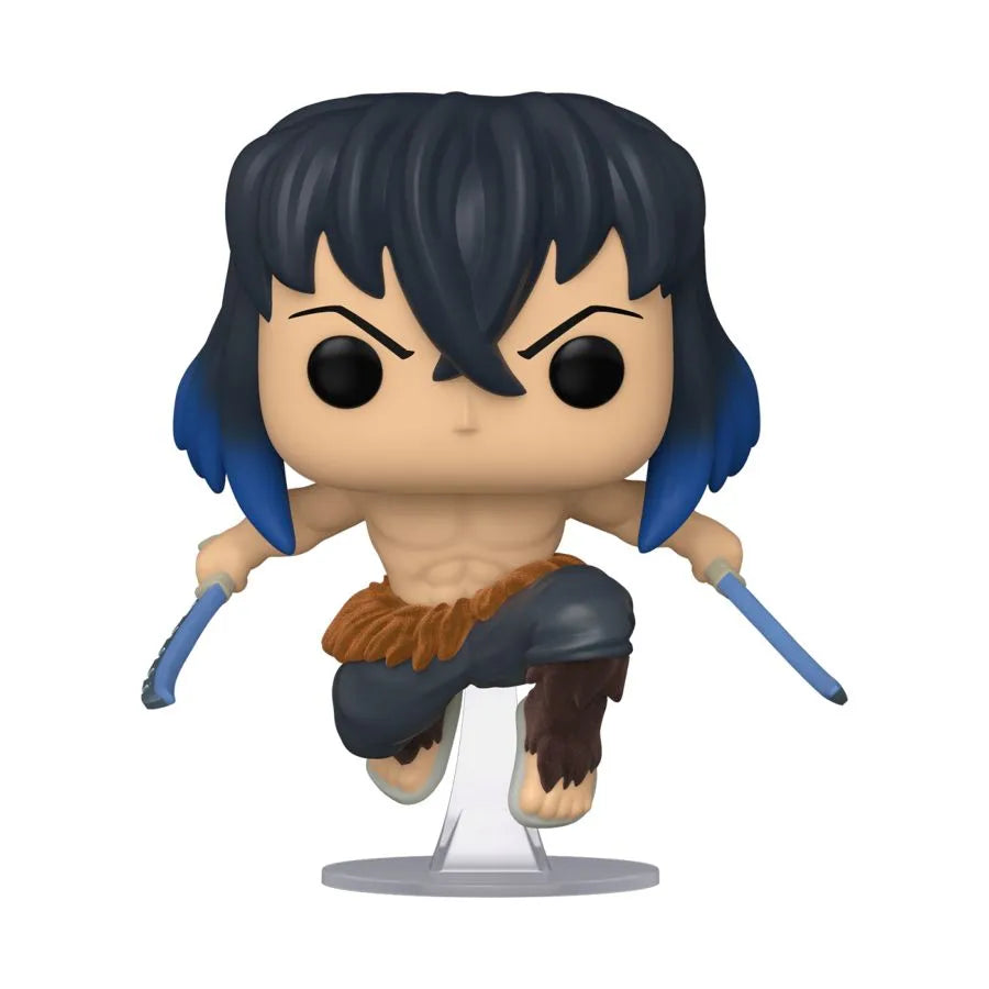 FUN40621 Demon Slayer - Inosuke US Exclusive Flocked (with chase) Pop! Vinyl [RS] - Funko - Titan Pop Culture