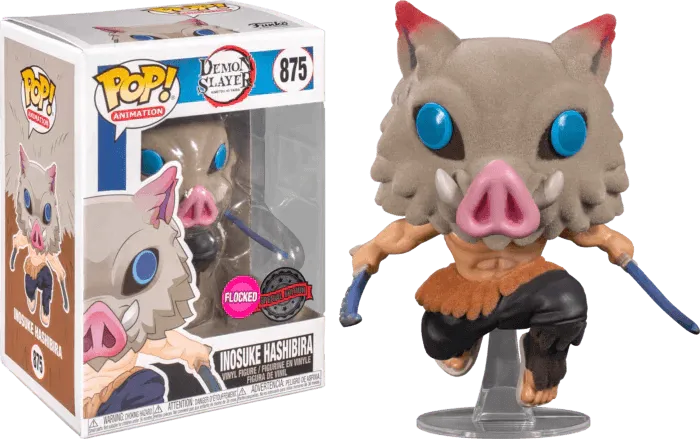 FUN40621CASE Demon Slayer - Inosuke US Exclusive Flocked Pop! Vinyl - Chase Case [RS] - Funko - Titan Pop Culture