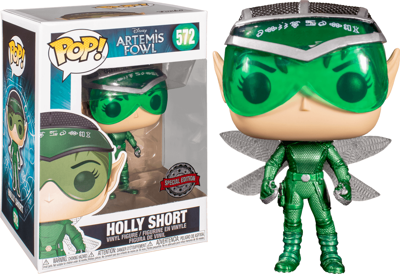 FUN41257 Artemis Fowl - Holly Short Metallic US Exclusive Pop! Vinyl [RS] - Funko - Titan Pop Culture