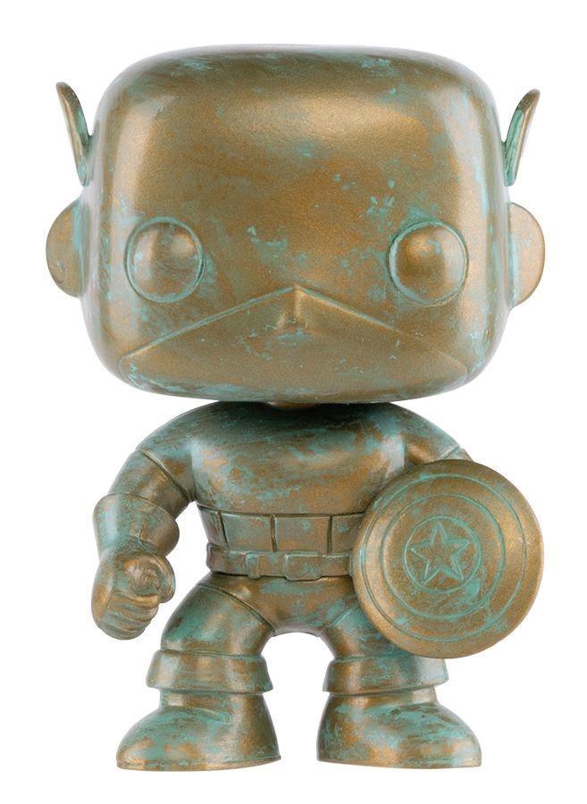 FUN42218 Captain America - Marvel 80th Anniversary Patina US Exclusive Pop! Vinyl - Funko - Titan Pop Culture