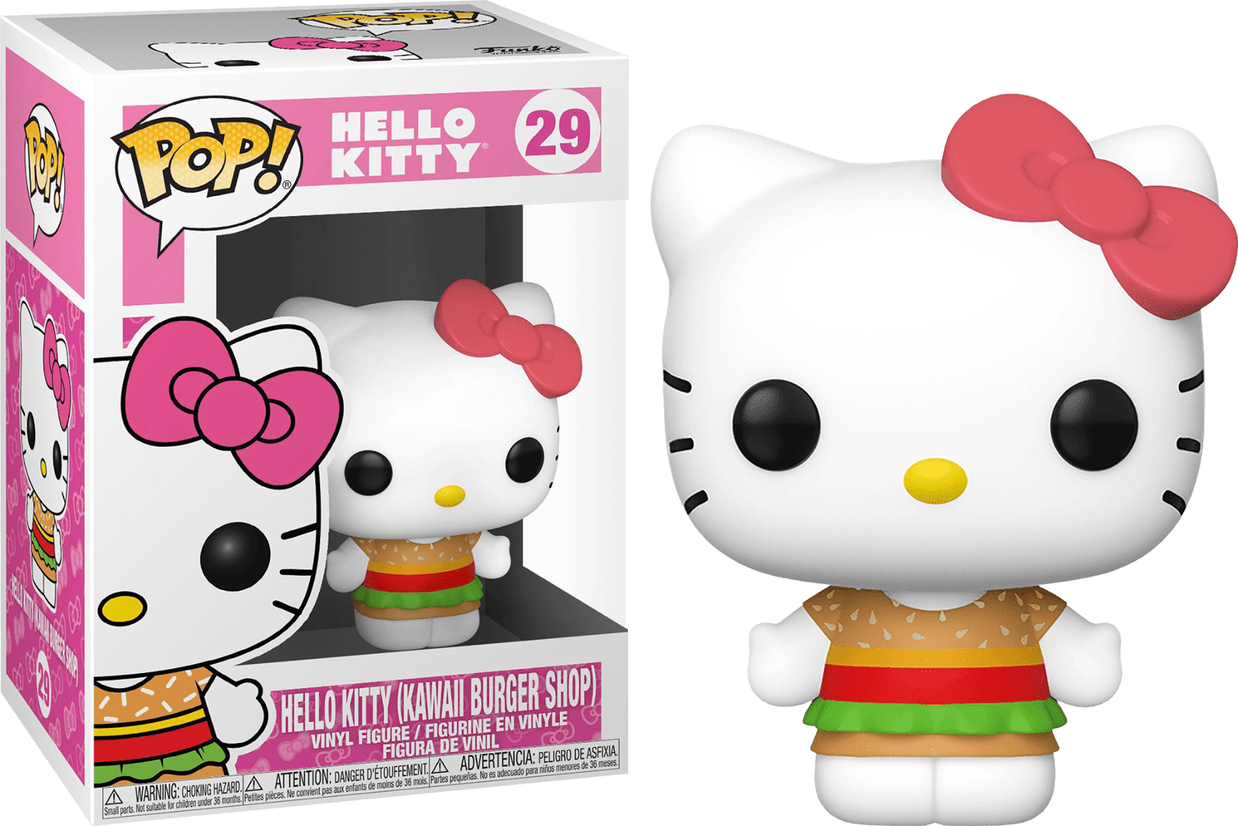 FUN43472 Hello Kitty - Hello Kitty Kawaii Burger Shop Pop! Vinyl - Funko - Titan Pop Culture