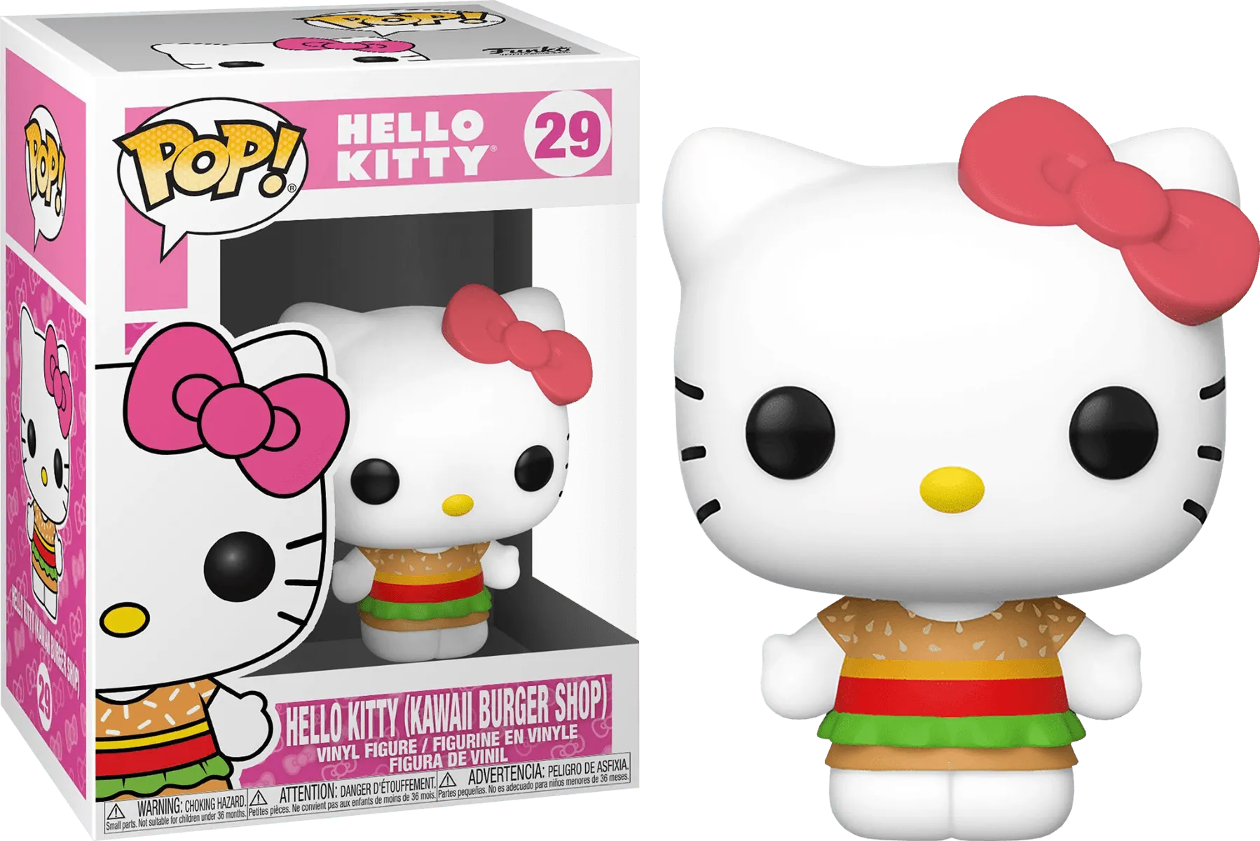 FUN43472 Hello Kitty - Hello Kitty Kawaii Burger Shop Pop! Vinyl - Funko - Titan Pop Culture