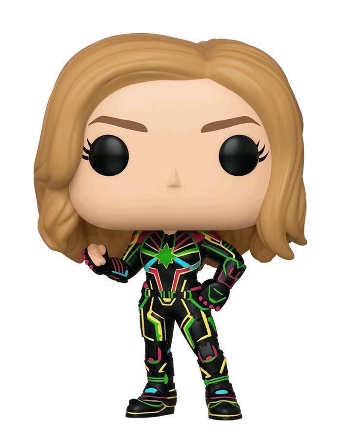 FUN43964 Captain Marvel - Captain Marvel Neon Suit Pop! Vinyl - Funko - Titan Pop Culture