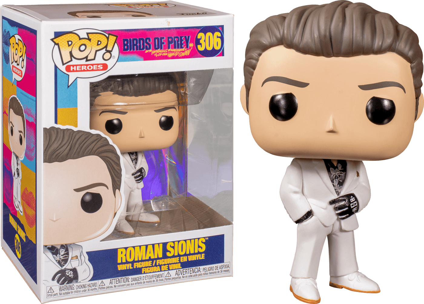 FUN44374 Birds of Prey - Roman Sionis (with chase) Pop! Vinyl - Funko - Titan Pop Culture